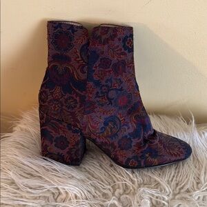 Aldo Floral Patterned Ankle Boots